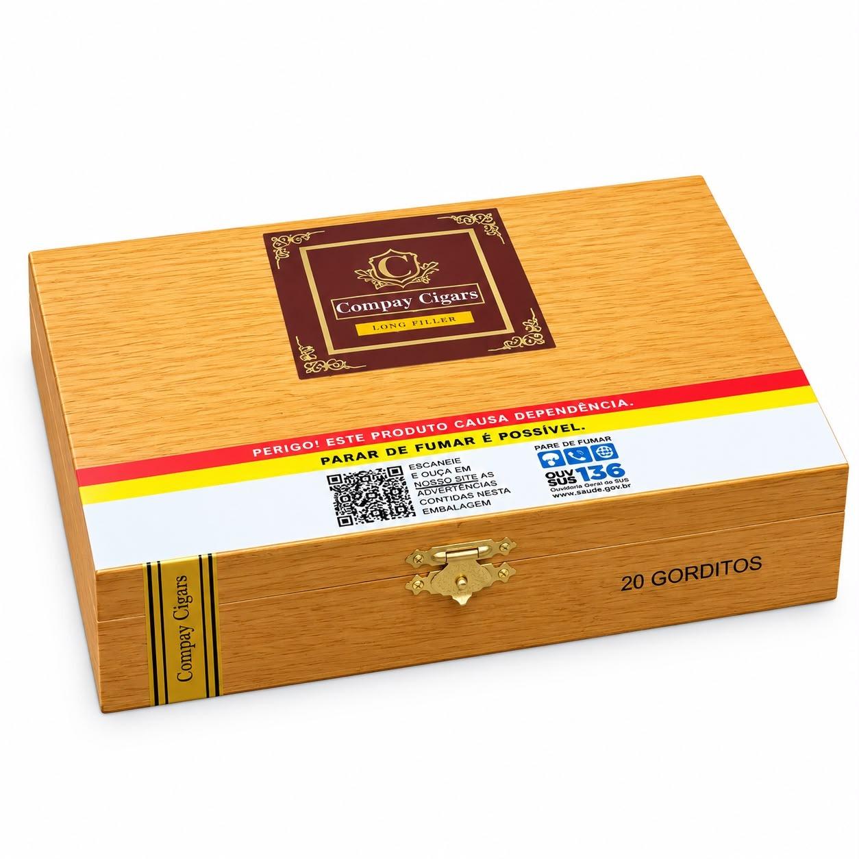 CHARUTO COMPAY CIGARS GORDITOS LONG FILLER CX/20