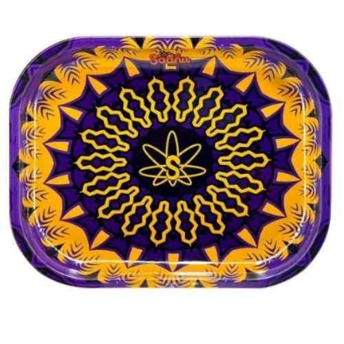 BANDEJA SADHU METAL ROXO PQ REF BDSP-001