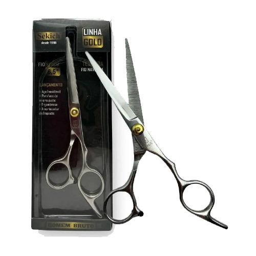 TESOURA SEKICH PROFISSIONAL BASIC FIO NAVALHA 6,5