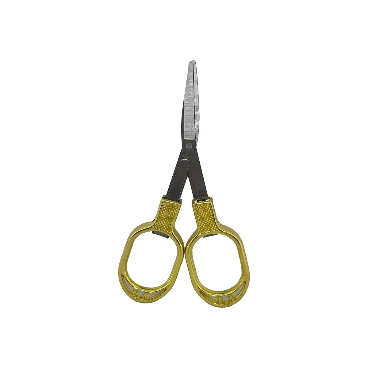 TESOURA METAL NA BOA PONTA  DOBRAVEL ARREDONDADA GOLDEN L8017L