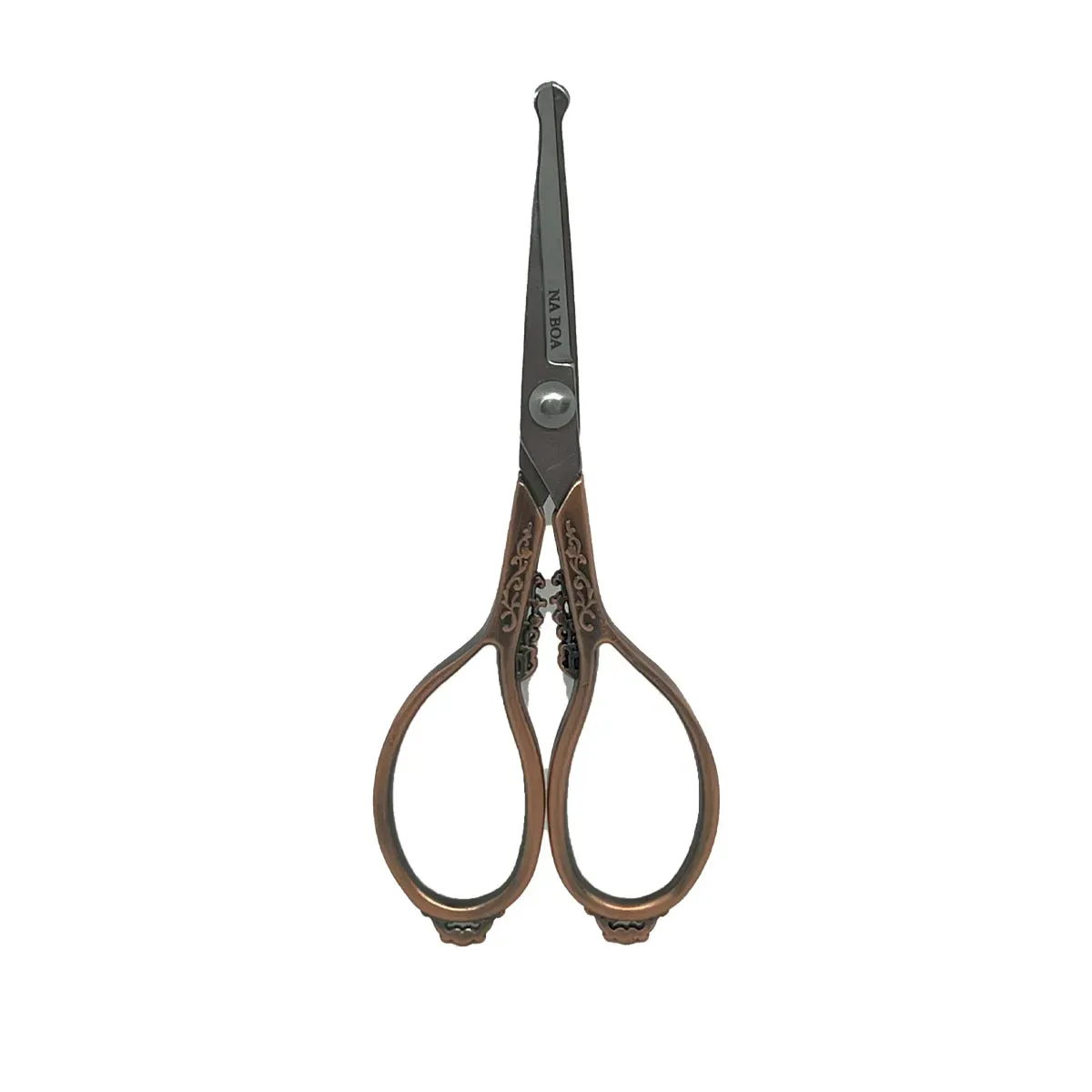 TESOURA METAL NA BOA PONTA ARREDONDADA BRONZE L8032