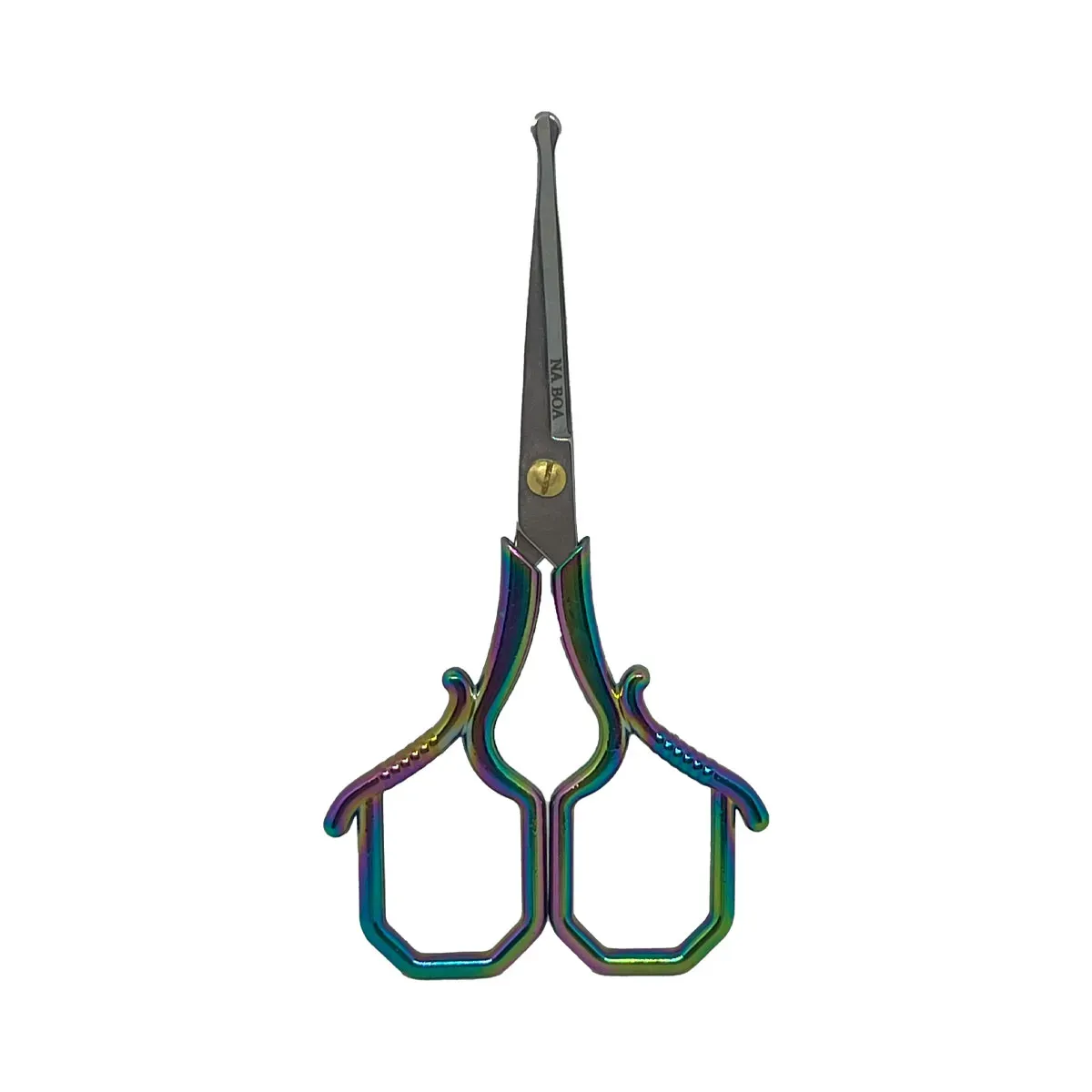 TESOURA METAL NA BOA PONTA ARREDONDADA RAINBOW L8033