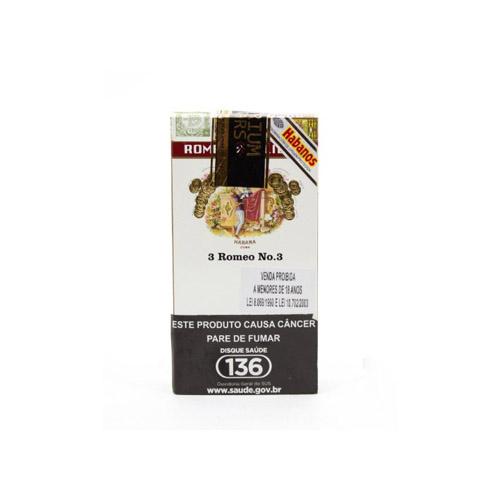 CHARUTO ROMEO Y J. Nº03 TUBO CX/3