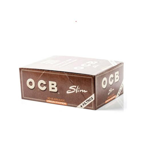 SEDA O.C.B UNBLEACHED MARRON SLIM + TIPS K.S C/32