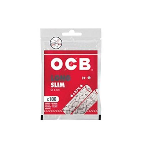 FILTRO PARA CIGARRO O.C.B LONG SLIM 6MM PT/100