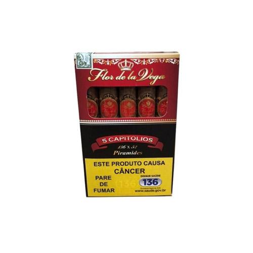 CHARUTO FLOR DE LA VEGA CAPITOLIOS PIRAMIDE CX/5 *