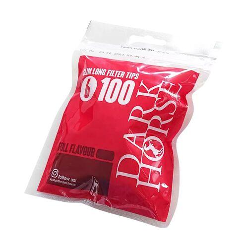 FILTRO PARA CIGARRO DARK HORSE LONGO SLIM 6MM PT/ 100