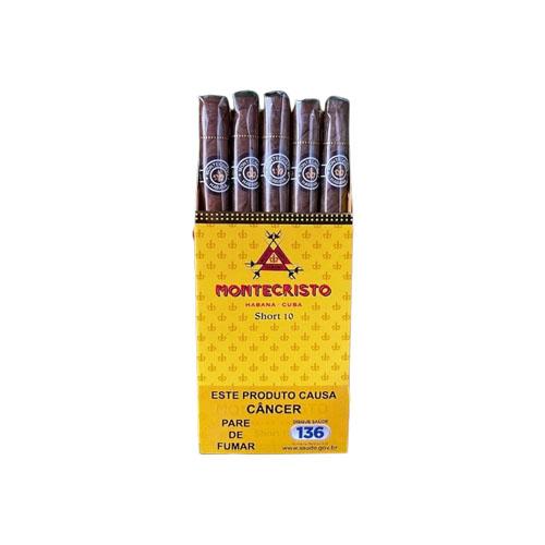 CIGARRILHA MONTE CRISTO SHORT CX/10