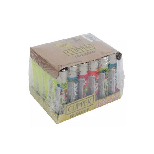 ISQUEIRO CLIPPER MAXXI HIPPIE THEME 1 CX C/ 24 REF. CP11R D24