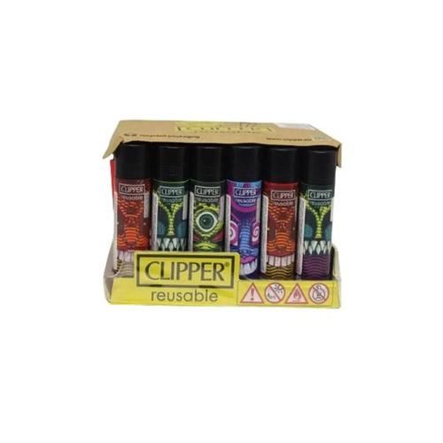 ISQUEIRO CLIPPER MAXXI STRANGERS CX C/ 24 REF. CP11R D24