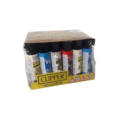ISQUEIRO CLIPPER MAXXI ANIMAL LIFE 4 BW LB C/ 24 REF CP11R 232