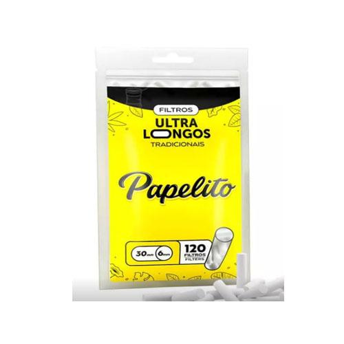 FILTRO PAPELITO TRADICIONAL ULTRA LONGO 6MM C/120 - REF. 469
