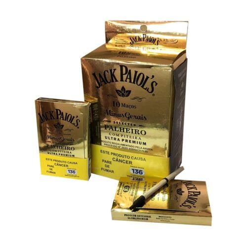 CIGARRO DE PALHA JACK PAIOL GOLD C/ PITEIRA 10X20 *