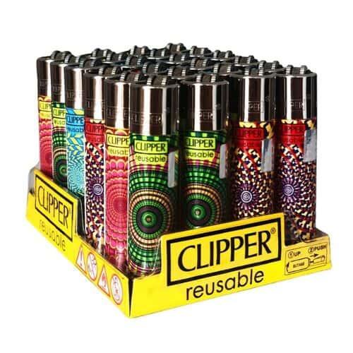 ISQUEIRO CLIPPER MAXXI HYPNOTIC CX C/ 24 REF. CP11R D24