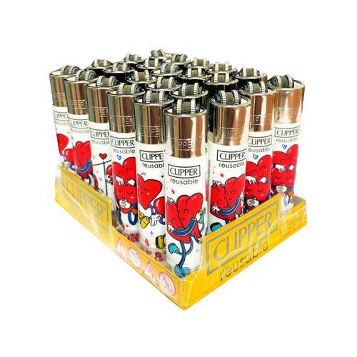 ISQUEIRO CLIPPER MAXXI SUN IS SHINING 3 LB CT C/ 24 REF CP11R 246