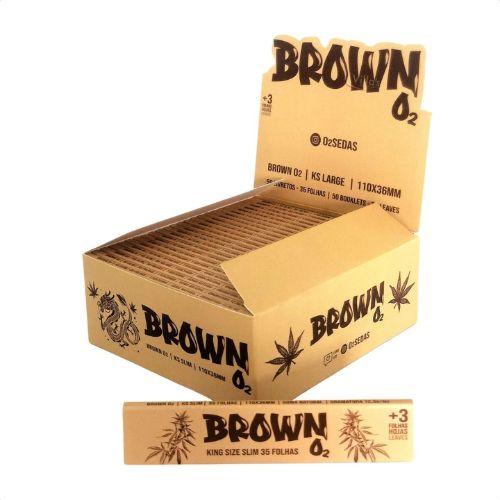 SEDA O2 POP BROWN SLIM K.S C/50