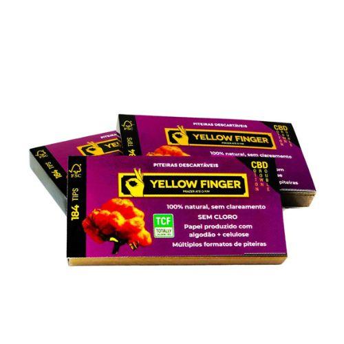 PITEIRA YELLOW FINGER DOUBLE COTTON BROWN C/ 20