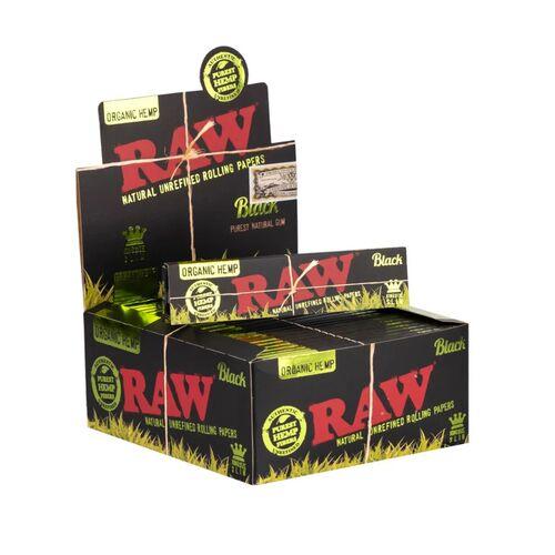 SEDA RAW BLACK ORGANICA K.S C/ 50
